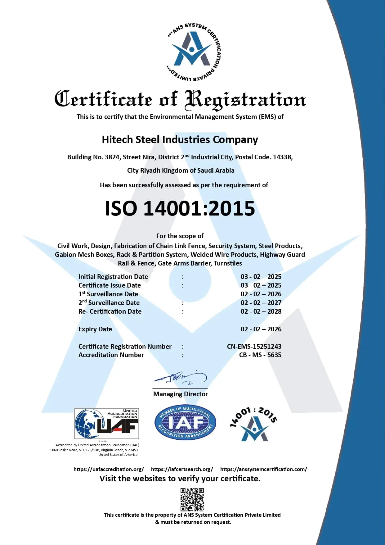 ISO 14001:2015