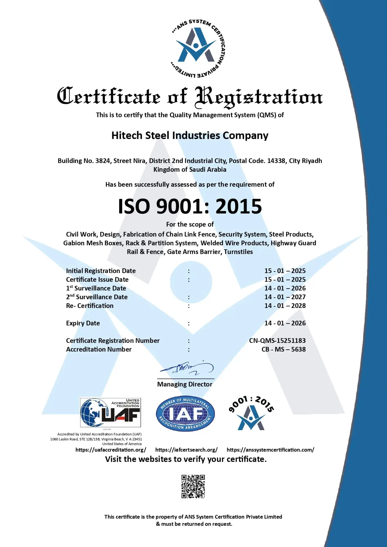 ISO 9001:2015